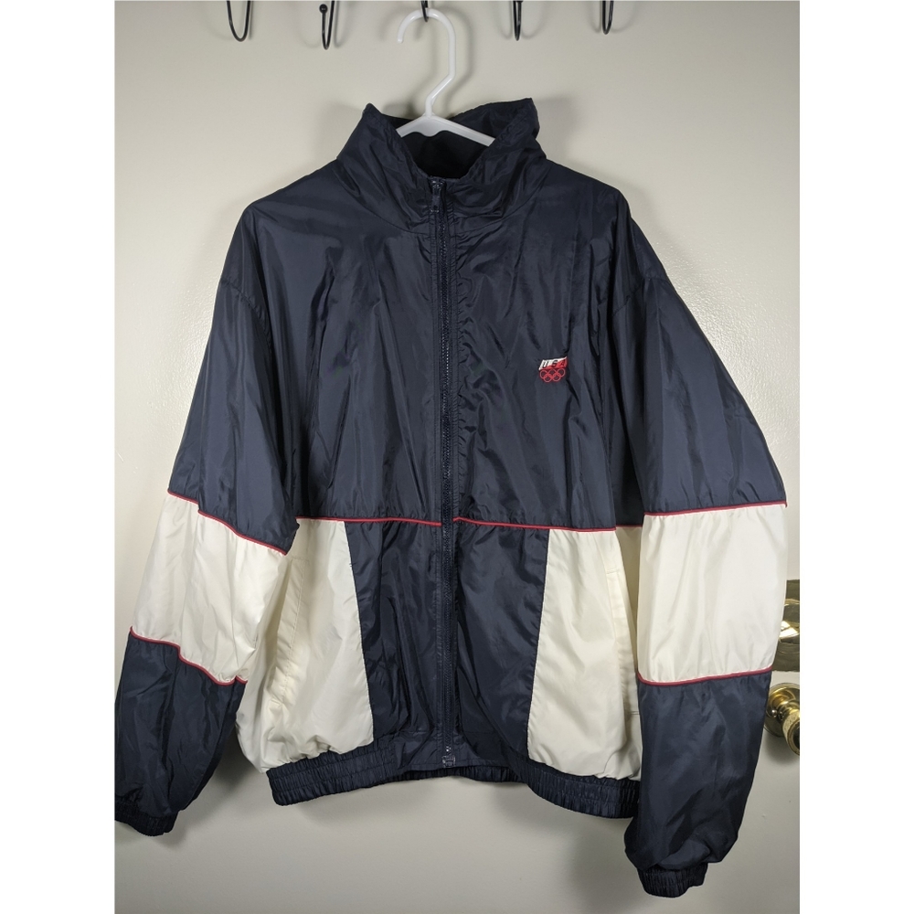 Vintage USA Olympic Windbreaker Size Large